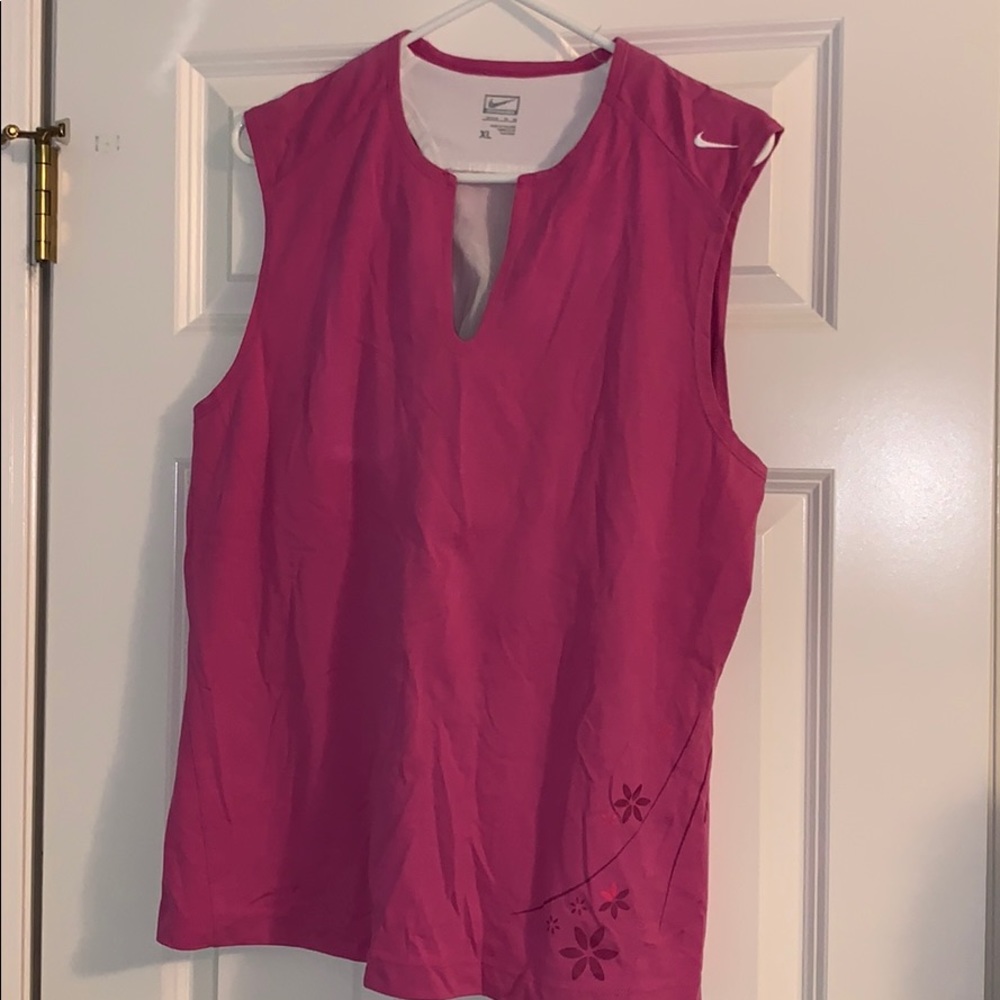 Nike Tank Top With Built In Bra
